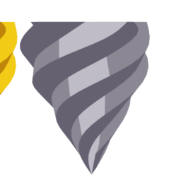 A fresh Blender render of the Pogo Drill mesh using its source palette texture and unlit material